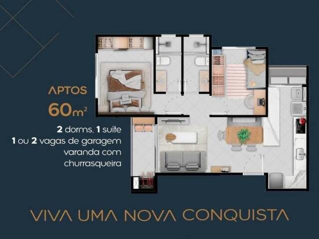 #002-1 - Apartamento para Venda em Porto Velho - RO